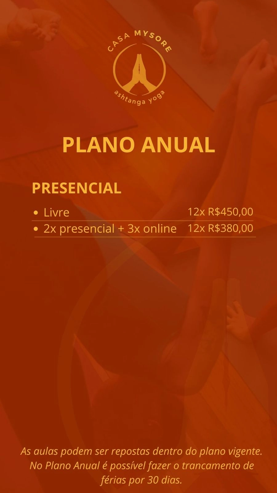 Plano anual presencial
