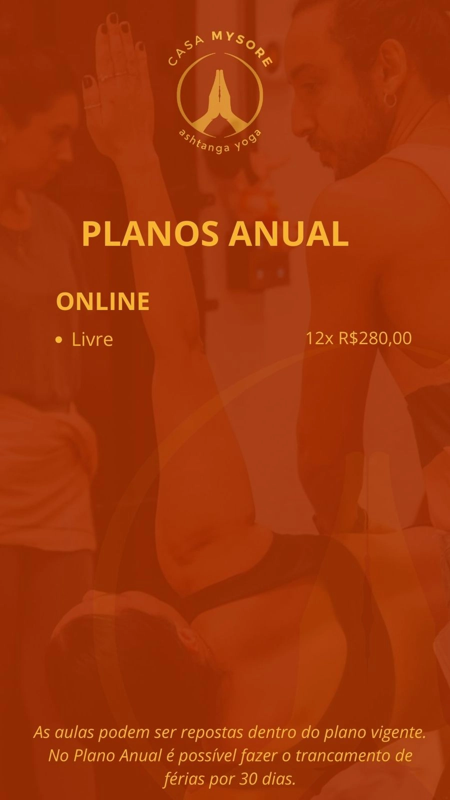 Plano anual online