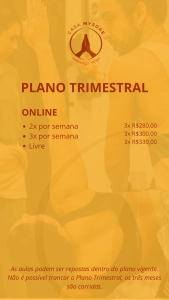 Plano trimestral online