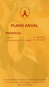 Plano anual presencial