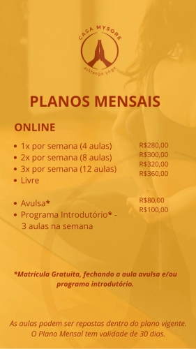 Planos mensais online