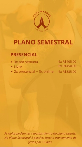 Plano semestral presencial
